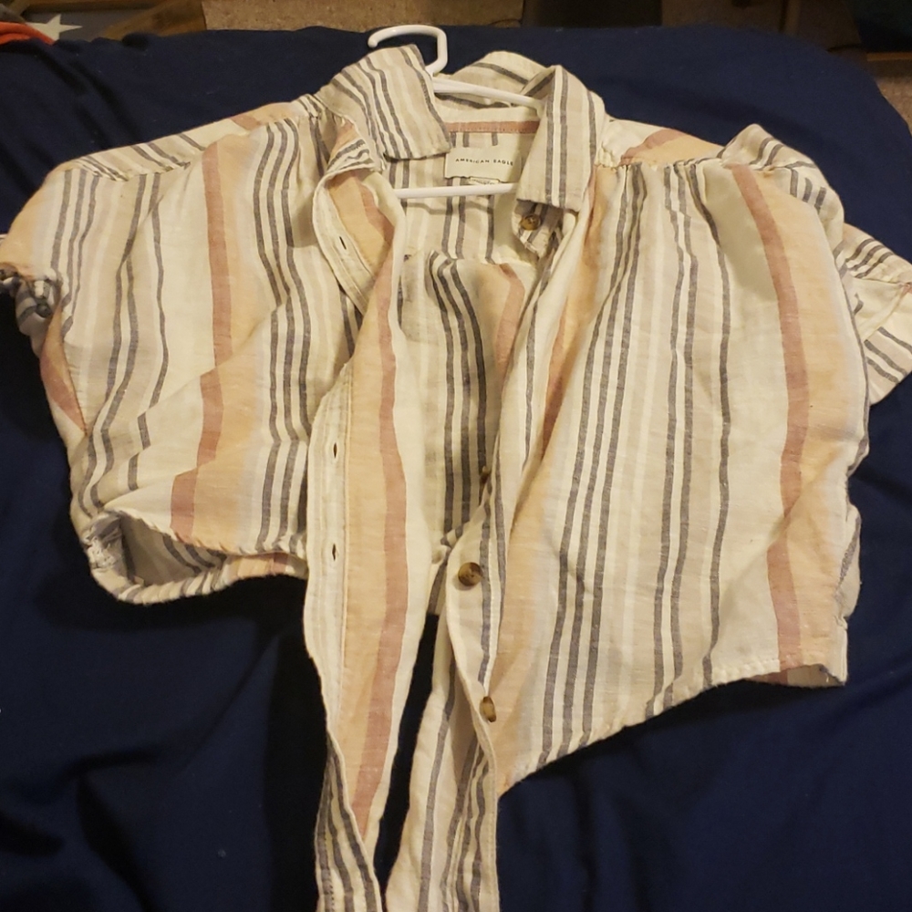 Striped Crop top, brand new